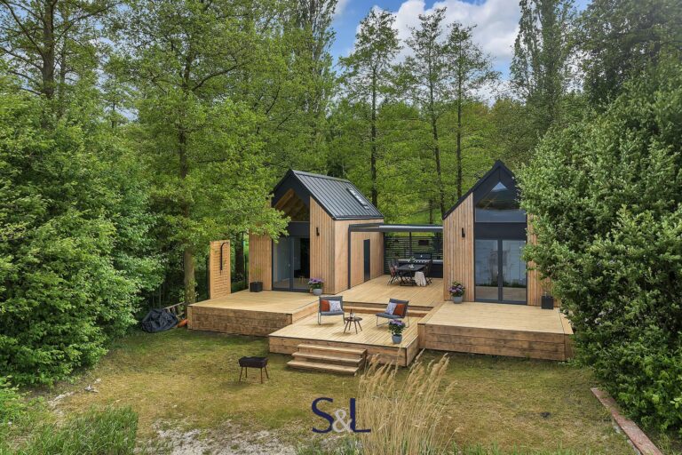 Prodej dvou moderních chat přímo u jezera Chmelař – Úštěk